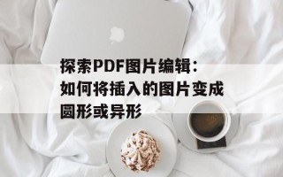 探索PDF图片编辑：如何将插入的图片变成圆形或异形