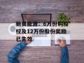 新奥能源：6万份购股权及12万份股份奖励已失效