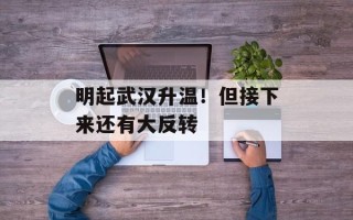 明起武汉升温！但接下来还有大反转