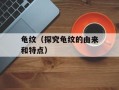 龟纹（探究龟纹的由来和特点）