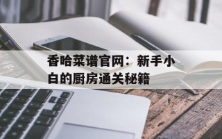 香哈菜谱官网：新手小白的厨房通关秘籍