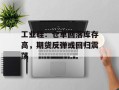 工业硅：仓单回落库存高，期货反弹或回归震荡