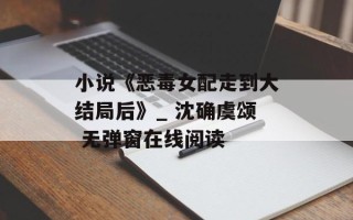 小说《恶毒女配走到大结局后》_ 沈确虞颂 无弹窗在线阅读
