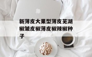 新薄皮大果型薄皮芜湖椒皱皮椒薄皮椒辣椒种子