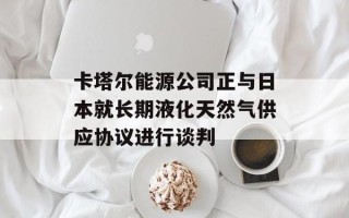 卡塔尔能源公司正与日本就长期液化天然气供应协议进行谈判