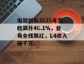 佑驾创新2025年营收飙升46.1%，业务全线飘红，L4收入破千万