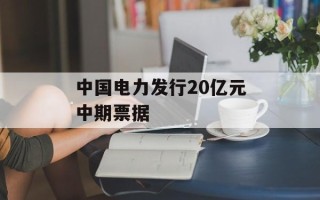 中国电力发行20亿元中期票据