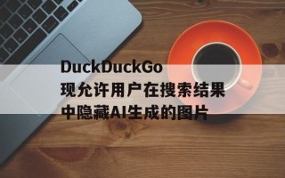 DuckDuckGo现允许用户在搜索结果中隐藏AI生成的图片