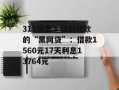 315调查丨强制放款的“黑网贷”：借款1560元17天利息13764元