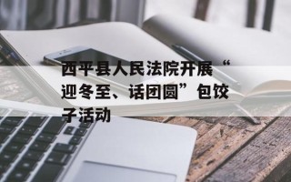 西平县人民法院开展“迎冬至、话团圆”包饺子活动