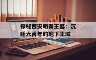 探秘西安明秦王墓：沉睡六百年的地下王城