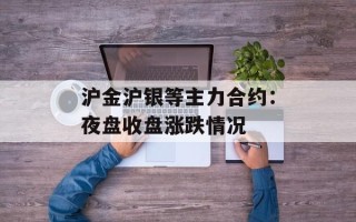 沪金沪银等主力合约：夜盘收盘涨跌情况