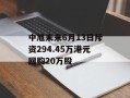中旭未来6月13日斥资294.45万港元回购20万股