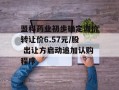 盟科药业初步确定询价转让价6.57元/股 出让方启动追加认购程序