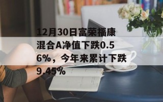 12月30日富荣福康混合A净值下跌0.56%，今年来累计下跌9.45%