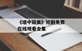 《墙中窥美》短剧免费在线观看全集