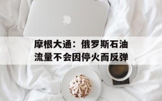 摩根大通：俄罗斯石油流量不会因停火而反弹