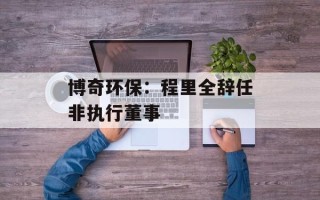 博奇环保：程里全辞任非执行董事