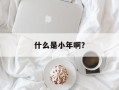 什么是小年啊？