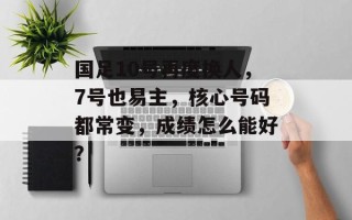 国足10号再度换人，7号也易主，核心号码都常变，成绩怎么能好？