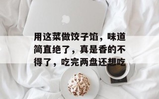 用这菜做饺子馅，味道简直绝了，真是香的不得了，吃完两盘还想吃