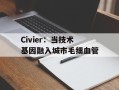 Civier：当技术基因融入城市毛细血管