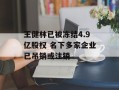 王健林已被冻结4.9亿股权 名下多家企业已吊销或注销