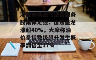 港股市场油气设备服务股集体走强，山东墨龙涨超40%，大摩称油价呈指数级飙升发生概率翻倍至17%