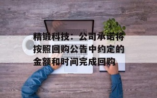 精锻科技：公司承诺将按照回购公告中约定的金额和时间完成回购