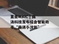 直击WAIC | 商汤科技发布综合智能助手“商汤小浣熊”