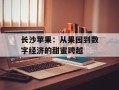 长沙苹果：从果园到数字经济的甜蜜跨越