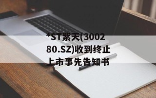 *ST紫天(300280.SZ)收到终止上市事先告知书