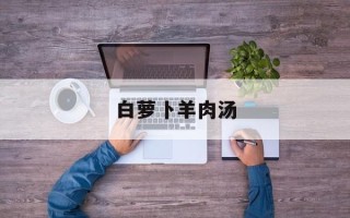 白萝卜羊肉汤
