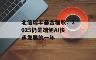 北信瑞丰基金程敏：2025仍是端侧AI快速发展的一年