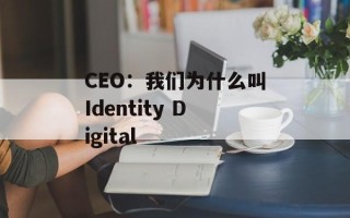CEO：我们为什么叫Identity Digital