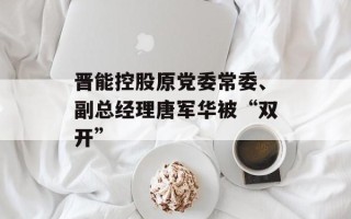晋能控股原党委常委、副总经理唐军华被“双开”