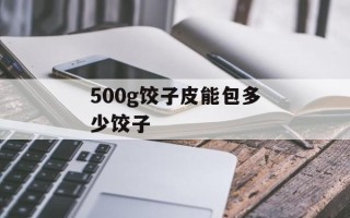 500g饺子皮能包多少饺子