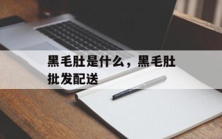 黑毛肚是什么，黑毛肚批发配送