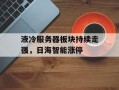 液冷服务器板块持续走强，日海智能涨停