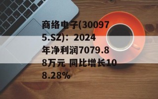商络电子(300975.SZ)：2024年净利润7079.88万元 同比增长108.28%