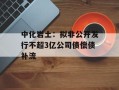 中化岩土：拟非公开发行不超3亿公司债偿债补流