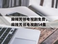 麻辣芳邻电视剧免费，麻辣芳邻电视剧54集