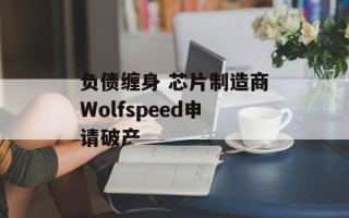 负债缠身 芯片制造商Wolfspeed申请破产