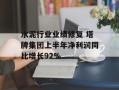 水泥行业业绩修复 塔牌集团上半年净利润同比增长92%