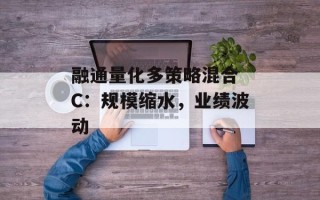 融通量化多策略混合 C：规模缩水，业绩波动