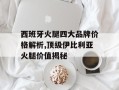 西班牙火腿四大品牌价格解析,顶级伊比利亚火腿价值揭秘