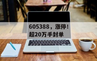 605388，涨停！超20万手封单