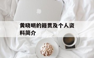 黄晓明的籍贯及个人资料简介