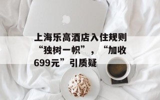 上海乐高酒店入住规则“独树一帜”，“加收699元”引质疑