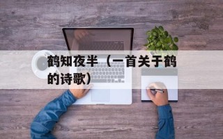 鹤知夜半（一首关于鹤的诗歌）
